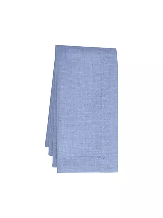 SANDER | Tischläufer "Loft" 50x140cm (weinrot) | hellblau